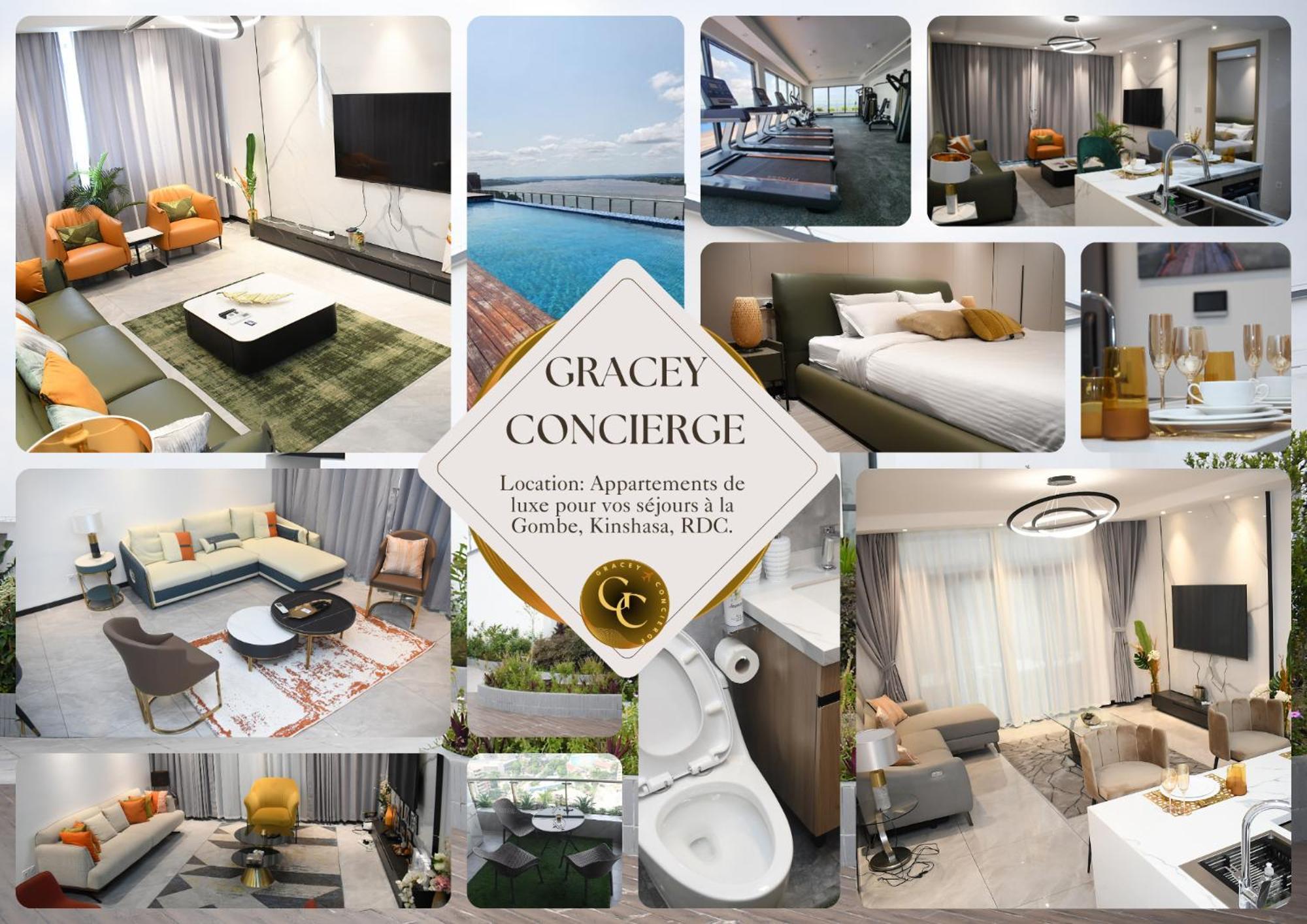 Gracey Concierge Apartments - Avenue Uvira Киншаса Экстерьер фото